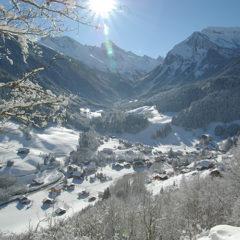 Le Reposoir en hiver Le Reposoir en hiver